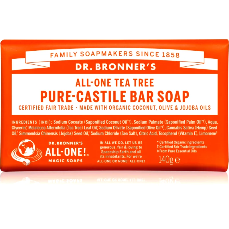 Dr. Bronner’s Dr. Bronner’s Tea Tree Μπάρα σαπουνιού 140 γρ