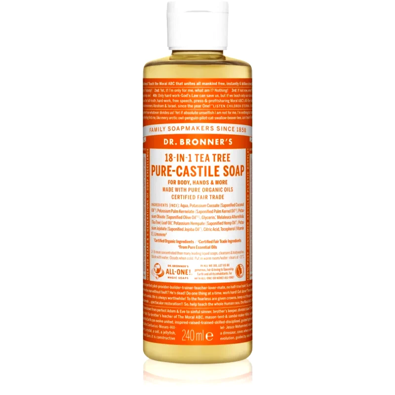 Dr. Bronner’s Dr. Bronner’s Tea Tree υγρό σαπούνι γενικής χρήσης 240 ml