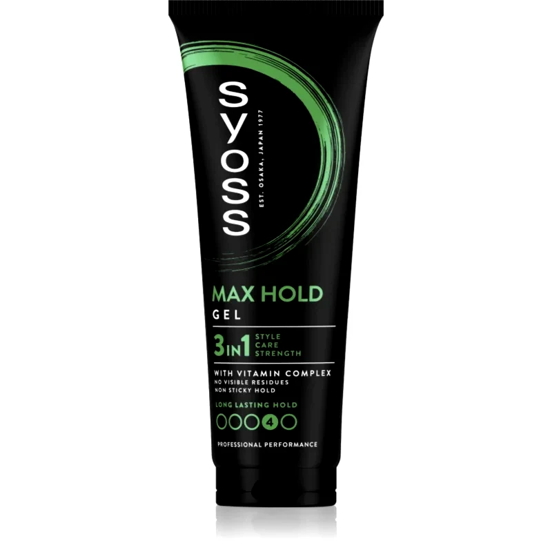 Syoss Syoss Max Hold τζελ για τα μαλλιά με δυνατό φιξάρισμα 250 ml