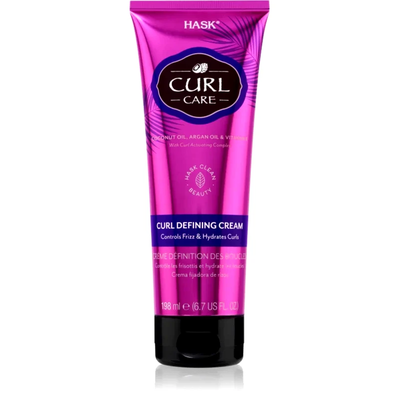 HASK HASK Curl Care Κρέμα φορμαρίσματος για σπαστά και σγουρά μαλλιά 198 ml