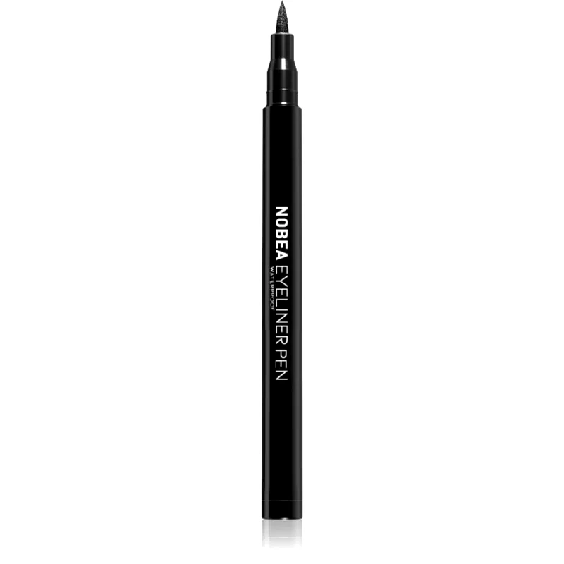NOBEA NOBEA Day-to-Day Liquid Pen Eyeliner αδιάβροχο λάινερ ματιών με πινέλο απόχρωση Ultra Black 1,1 ml