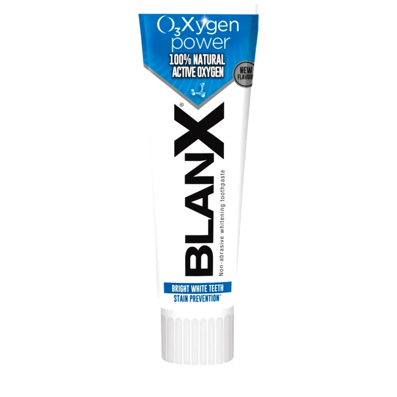 BlanX BlanX O3X Toothpaste φυσική οδοντόπαστα για απαλή λεύκανση και προστασία σμάλτου 75 ml