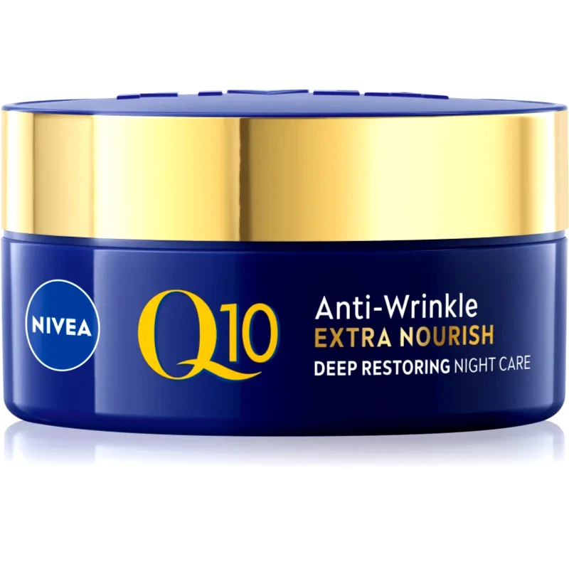 Nivea Nivea Q10 Power θρεπτική κρέμα νύχτας ενάντια στις ρυτίδες 50 ml