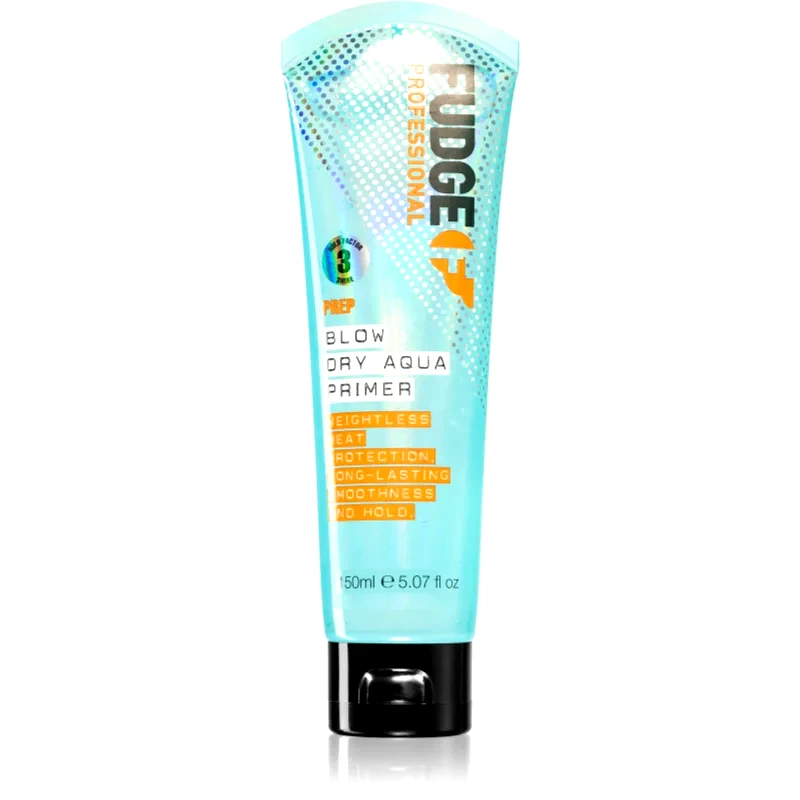 Fudge Fudge Prep Blow Dry Aqua Primer θερμοπροστατευτικός ορός για εξομάλυνση μαλλιών 150 μλ