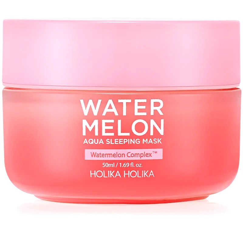 Holika Holika Holika Holika Watermelon Mask εντατική μάσκα νύχτας για γρήγορη αποκατάσταση ξηρής και αφυδατωμένης επιδερμίδας 50 ml