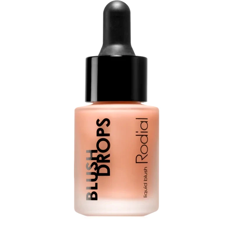 Rodial Rodial Blush Drops υγρό ρουζ και λιπ γκλος προσθέτει ενυδάτωση και λάμψη απόχρωση Sunset Kiss 15 ml