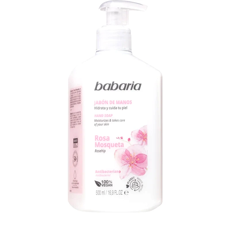 Babaria Babaria Rosa Mosqueta υγρό σαπούνι για τα χέρια 500 ml