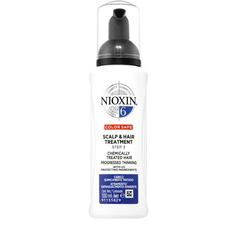 Nioxin Nioxin System 6 Scalp & Hair Treatment φροντίδα του δέρματος της κεφαλής για χημικά επεξεργασμένα μαλλιά 100 ml