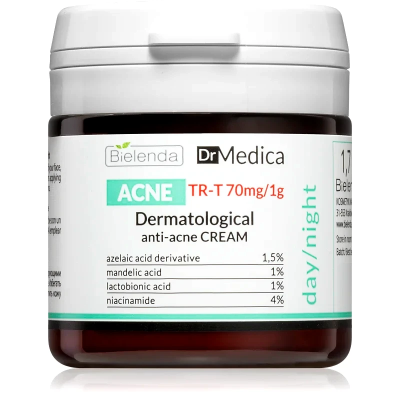 Bielenda Bielenda Dr. Medica Acne κρέμα προσώπου για λιπαρή επιδερμίδα με τάση για ακμή 50 μλ