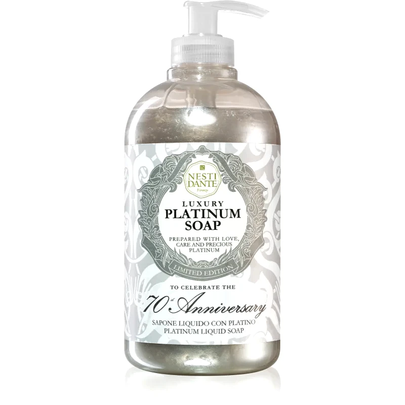 Nesti Dante Nesti Dante Luxury Platinum υγρό σαπούνι για τα χέρια με αντλία 500 ml