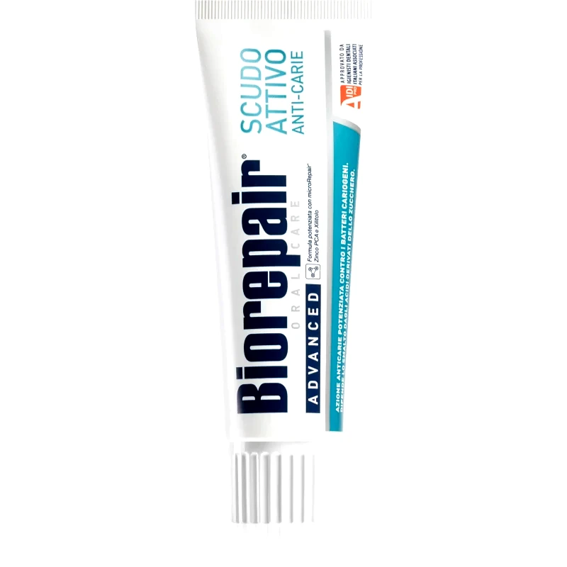 Biorepair Biorepair Advanced Active Shield οδοντόκρεμα κατά της πλάκας και για υγιή δόντια 75 ml