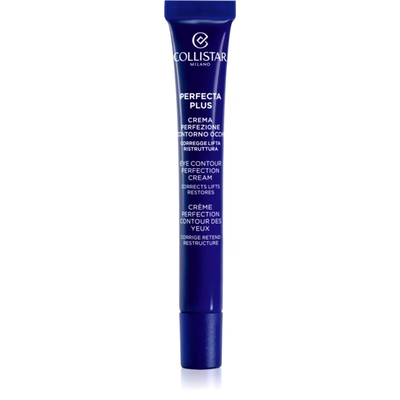 Collistar Collistar Perfecta Plus Eye Contour Perfection Cream λαμπρυντική κρέμα ματιών με ανθεκτικά αποτελέσματα 15 ml