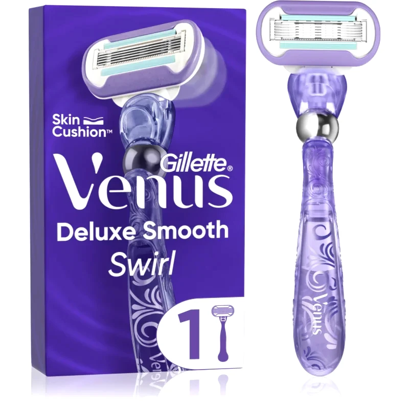 Gillette Gillette Venus Deluxe Smooth Swirl ξυριστική μηχανή + ανταλλακτικές λεπίδες 1 τμχ