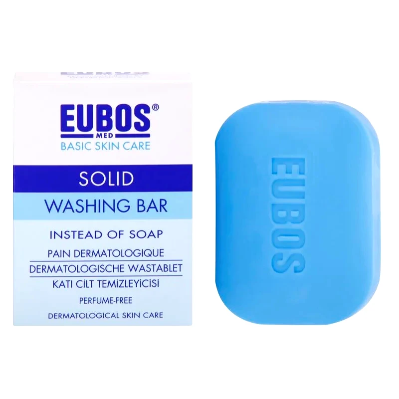Eubos Eubos Basic Skin Care Blue απορρυπαντικό χωρίς σαπούνι χωρίς άρωμα 125 γρ