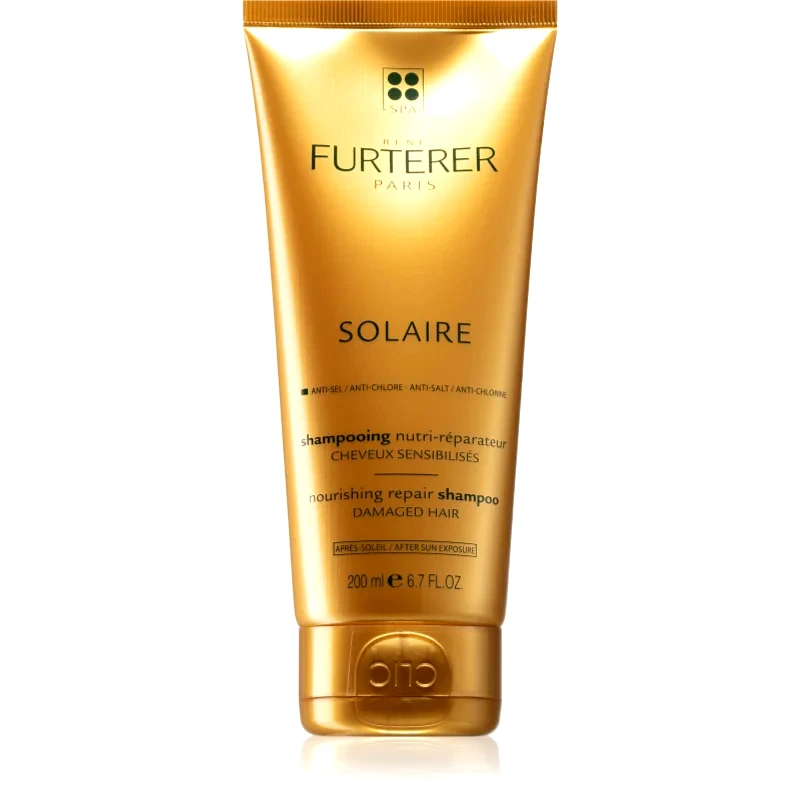 René Furterer René Furterer Solaire θρεπτικό σαμπουάν για μαλλιά επηρεασμένα από χλώριο, ήλιο και το αλμυρό νερό 200 ml