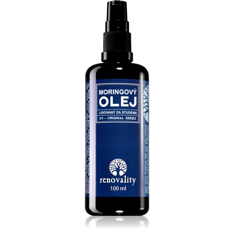 Renovality Renovality Original Series Cold-Pressed Moringa Oil λάδι προσώπου για ξηρή επιδερμίδα 100 ml