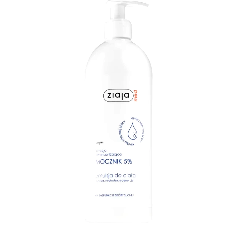 Ziaja Med Ziaja Med Ultra-Moisturizing with Urea αναγεννητικό γαλάκτωμα για ενυδάτωση και λείανση (5% Urea) 400 ml