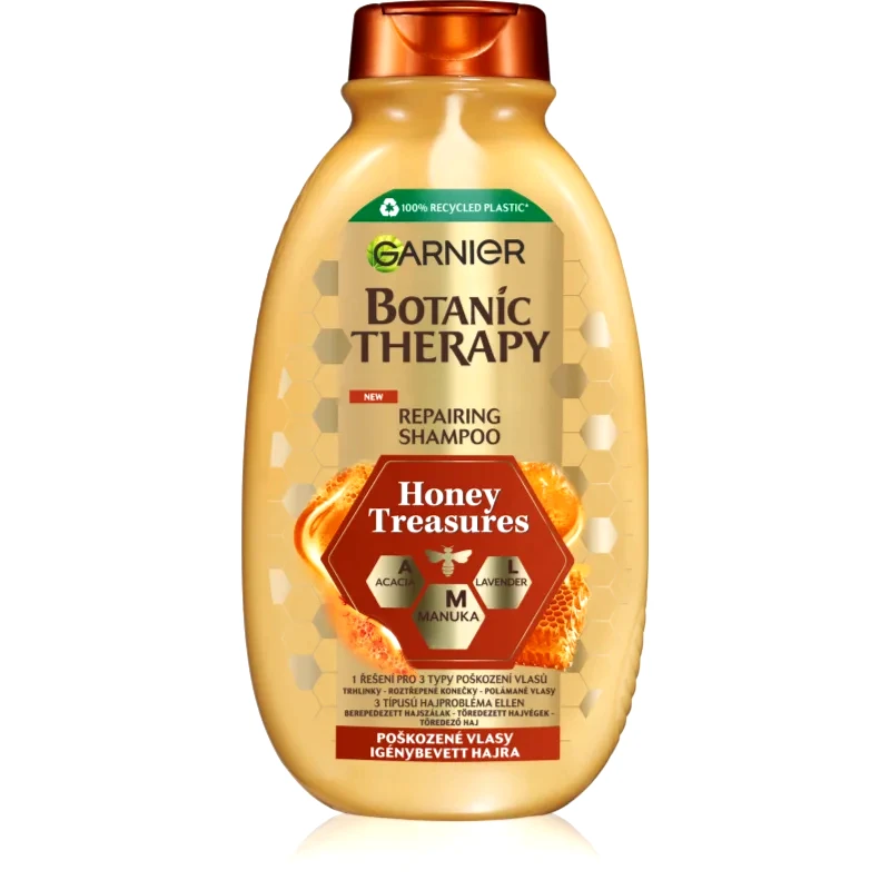 Garnier Garnier Botanic Therapy Honey & Propolis αποκαταστατικό σαμπουάν για κατεστραμμένα μαλλιά 400 ml