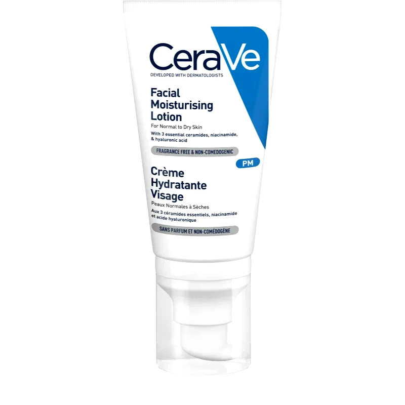 CeraVe CeraVe Moisturizers ενυδατική φροντίδα για κανονική και ξηρή επιδερμίδα 52 ml
