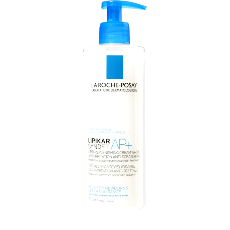 La Roche-Posay La Roche-Posay Lipikar Syndet AP+ καθαριστικό κρεμώδες τζελ ενάντια στους ερεθισμούς και και τον κνησμό του δέρματος 400 μλ