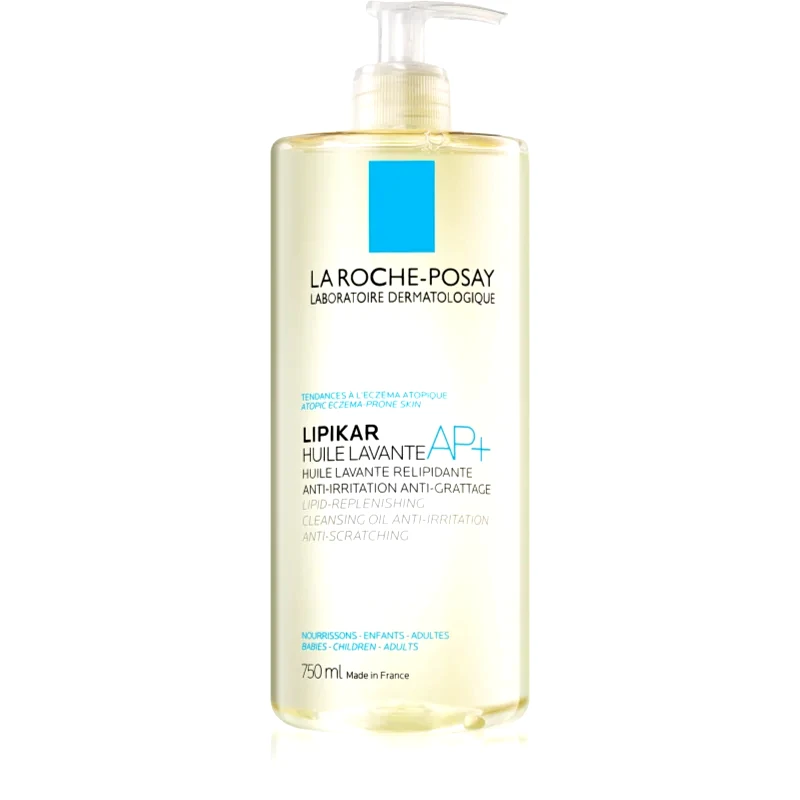 La Roche-Posay La Roche-Posay Lipikar Huile AP+ μαλακτικό λάδι αναπλήρωσης λιπιδίων για μπάνιο ενάντια στον ερεθισμό 750 ml