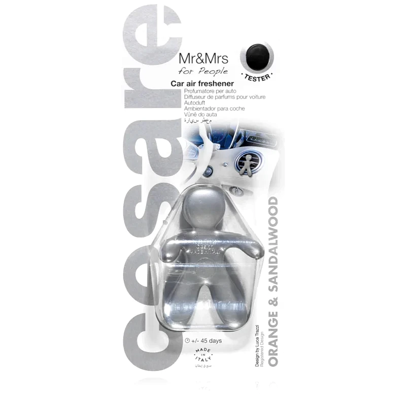Mr & Mrs Fragrance Mr & Mrs Fragrance Cesare Orange & Sandalwood άρωμα για αυτοκίνητο 1 τμχ
