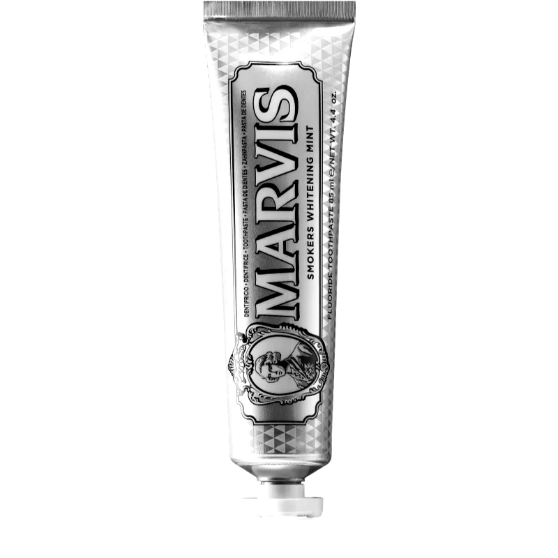 Marvis Marvis Whitening Smokers Mint λευκαντική οδοντόκρεμα για καπνιστές γεύση Mint 85 ml