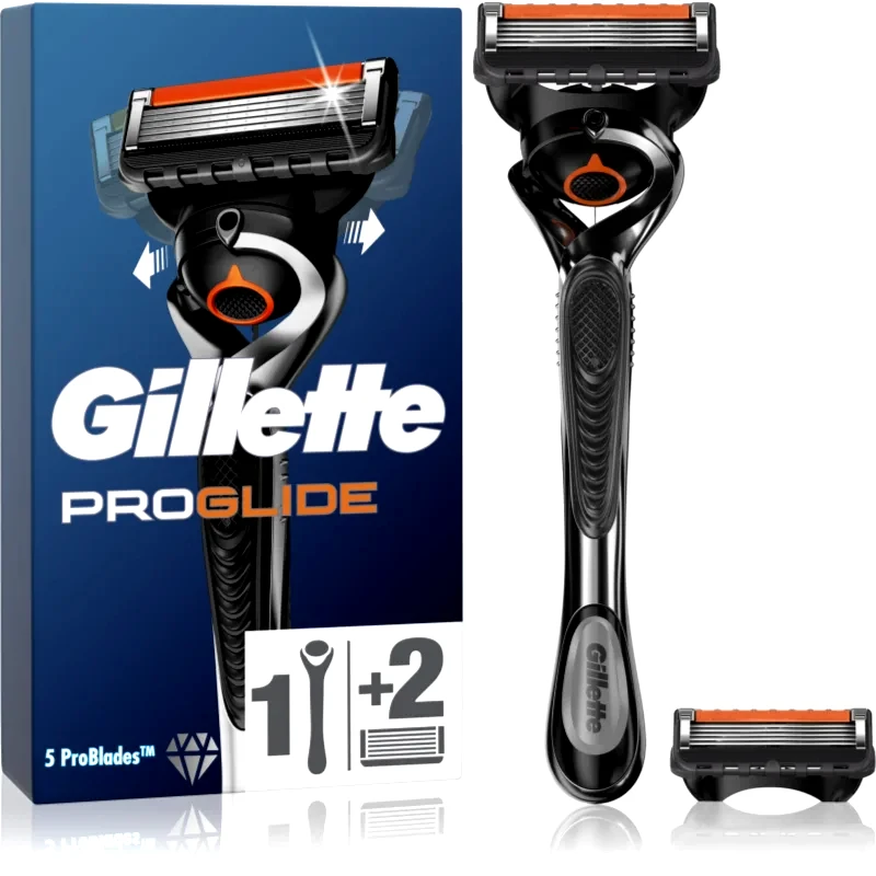 Gillette Gillette ProGlide ξυριστική μηχανή + ανταλλακτικές λεπίδες 2 τμχ