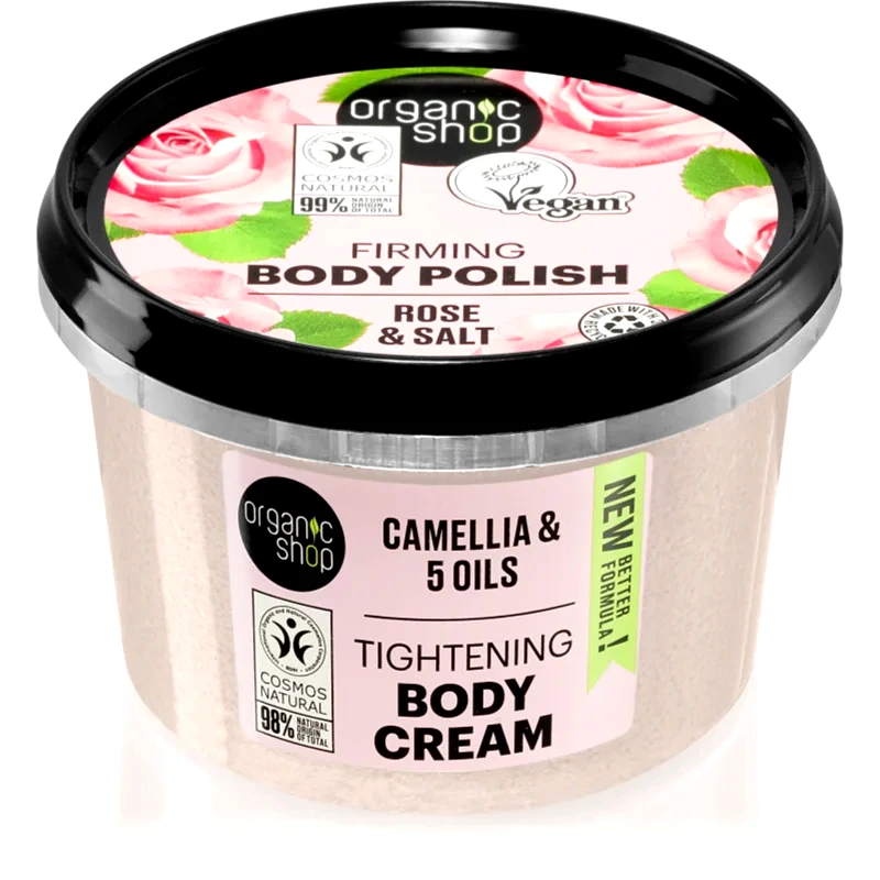Organic Shop Organic Shop Organic Camellia & 5 Oils περιποιητική κρέμα σώματος 250 ml