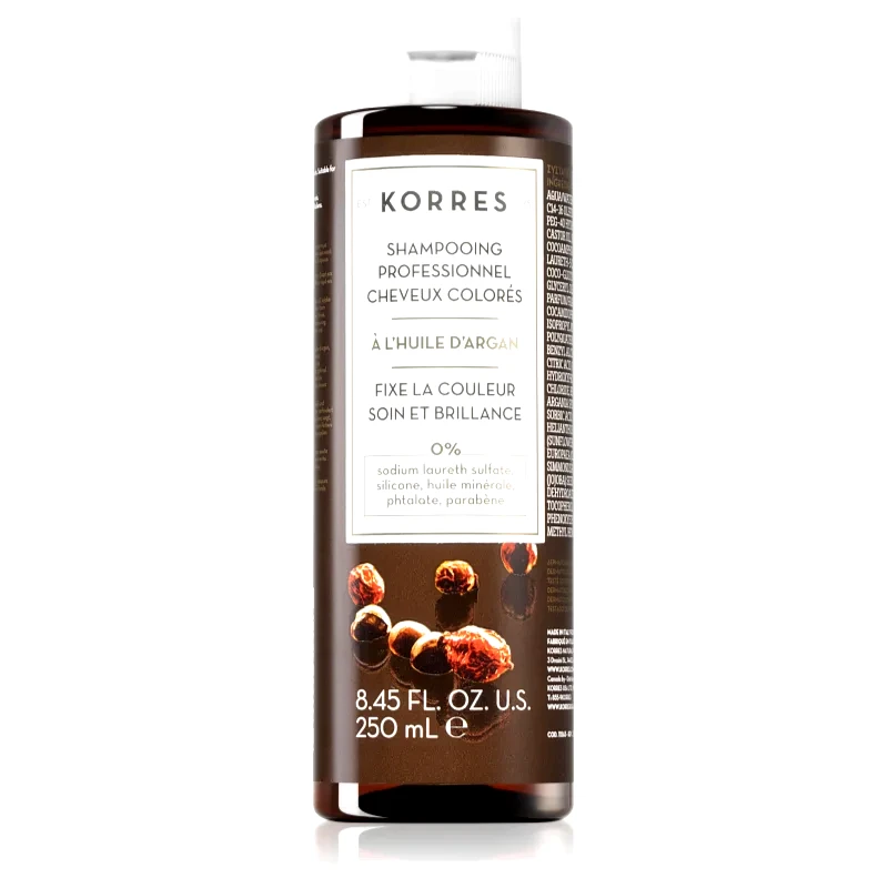Korres Korres Argan Oil καθαριστικό σαμπουάν για βαμμένα μαλλιά 250 μλ