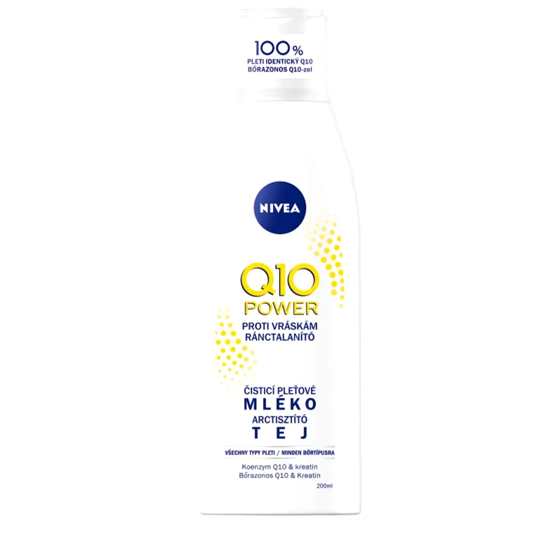 Nivea Nivea Q10 Power καθαριστική λοσιόν προσώπου ενάντια στις ρυτίδες 200 ml