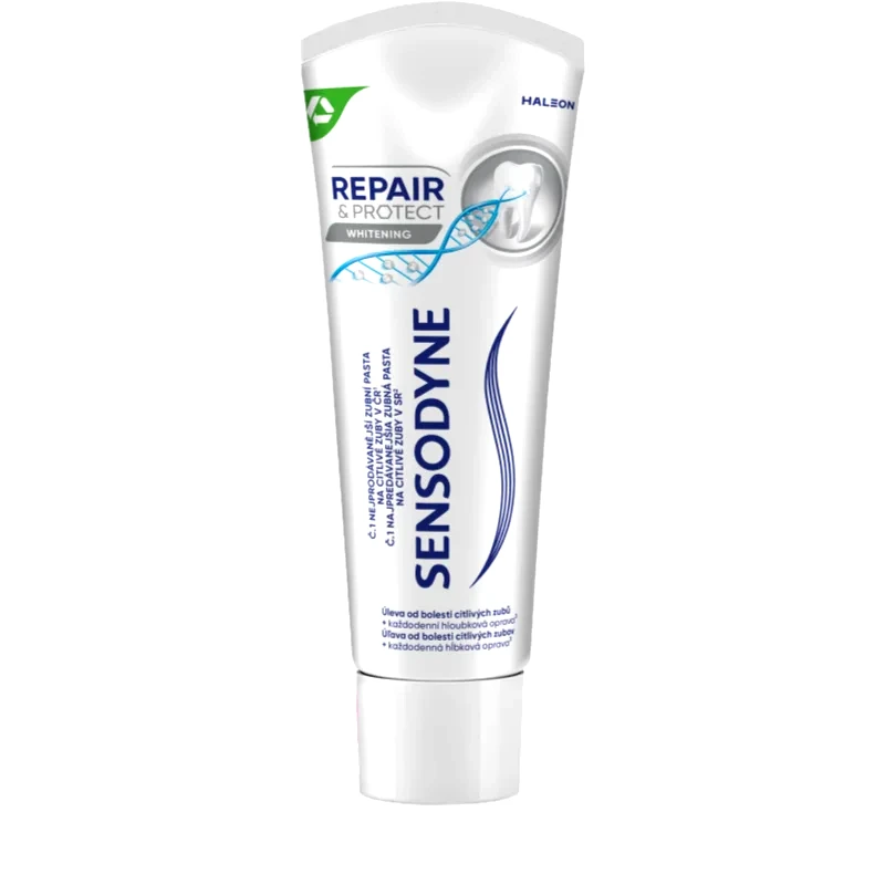Sensodyne Sensodyne Repair & Protect Whitening λευκαντική οδοντόκρεμα για ευαίσθητα δόντια 75 ml