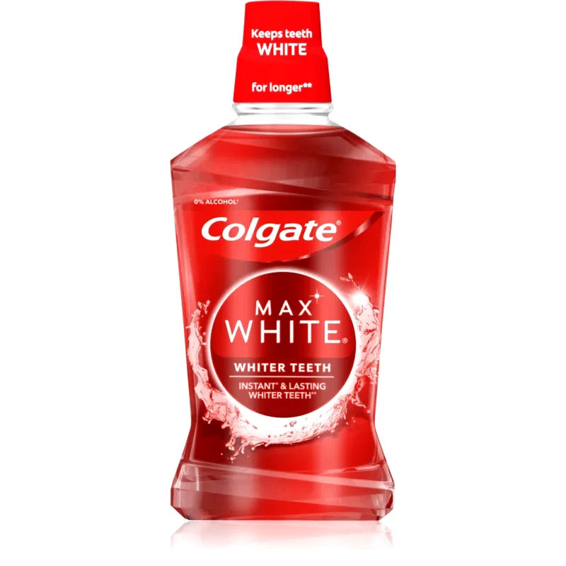 Colgate Colgate Max White Expert λευκαντικό στοματικό διάλυμα χωρίς αλκοόλ 500 ml