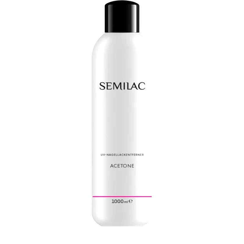 Semilac Semilac Liquids καθαρή ακετόνη για αφαίρεση τεχνητών τζελ νυχιών 1000 ml