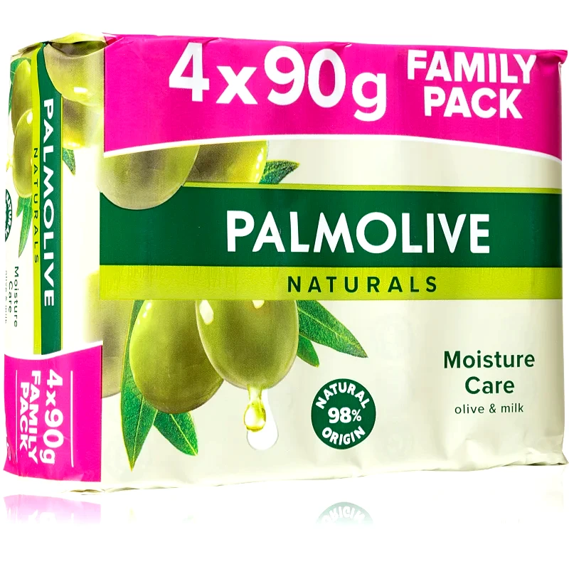 Palmolive Palmolive Naturals Milk & Olive Μπάρα σαπουνιού 4x90 γρ