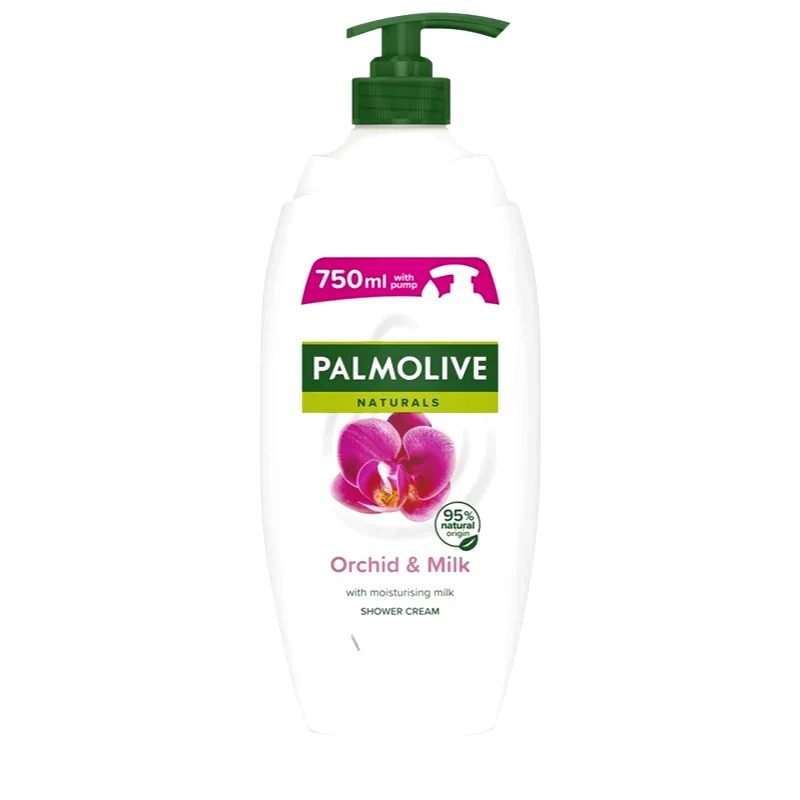 Palmolive Palmolive Naturals Orchid κρεμώδες τζελ για ντους με εκχυλίσμα ορχιδέας με αντλία 750 ml