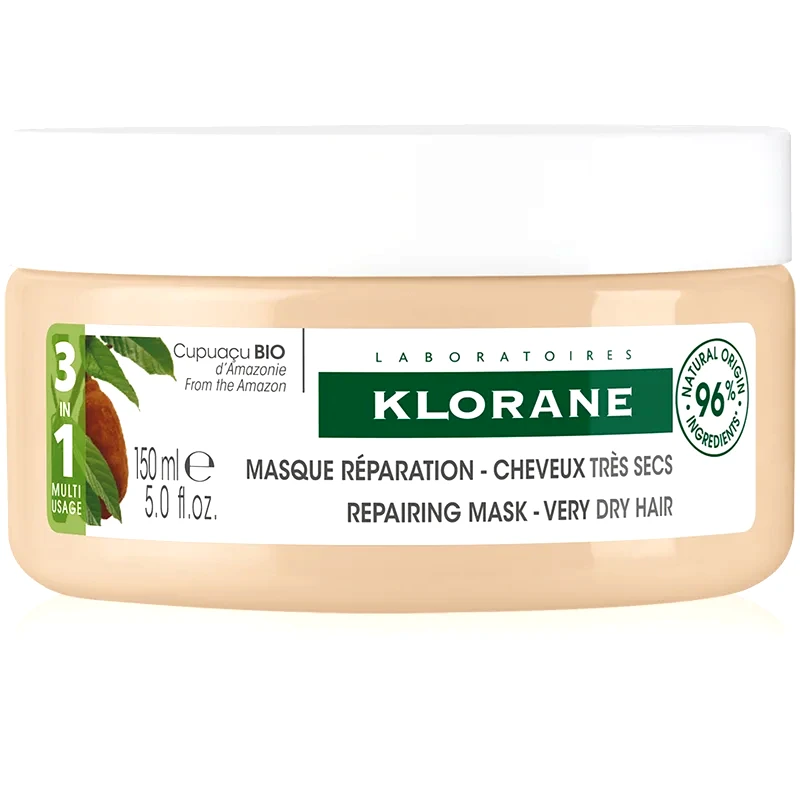 Klorane Klorane Cupuaçu Bio Bio αναγεννητική μάσκα για τα μαλλιά για πολύ ξηρά μαλλιά 150 ml