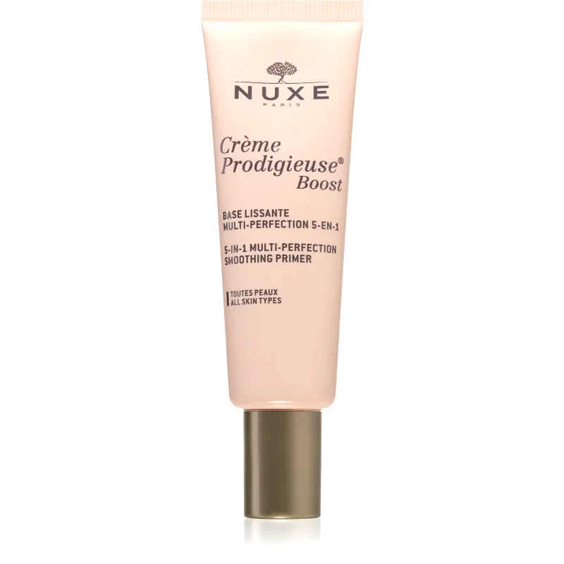 Nuxe Nuxe Crème Prodigieuse Boost λαμπρυντική και λειαντική βάση 5 σε 1 30 ml