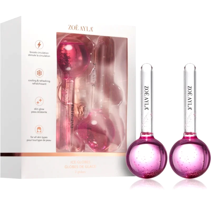 Zoë Ayla Zoë Ayla Ice Globes οδηγίες για μασάζ Για το πρόσωπο 2 τμχ