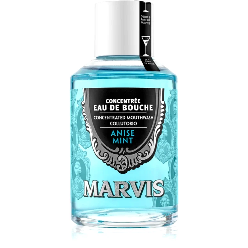 Marvis Marvis Concentrated Mouthwash συμπυκνωμένο στοματικό διάλυμα για φρέσκια αναπνοή Anise Mint 120 ml