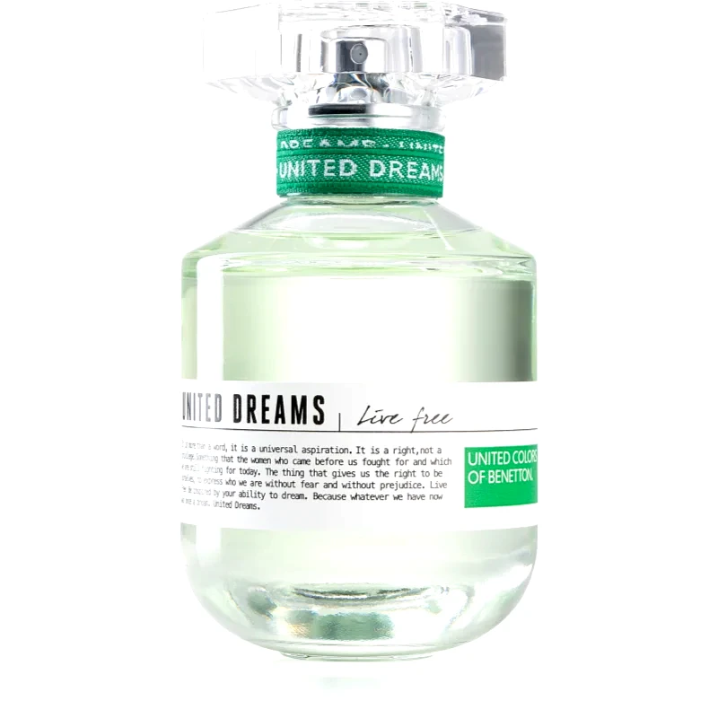 Benetton Benetton United Dreams for her Live Free Eau de Toilette για γυναίκες 80 ml
