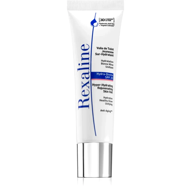 Rexaline Rexaline 3D Hydra-Divine τονωτική κρέμα ενυδάτωσης με χρώμα SPF 20 30 ml