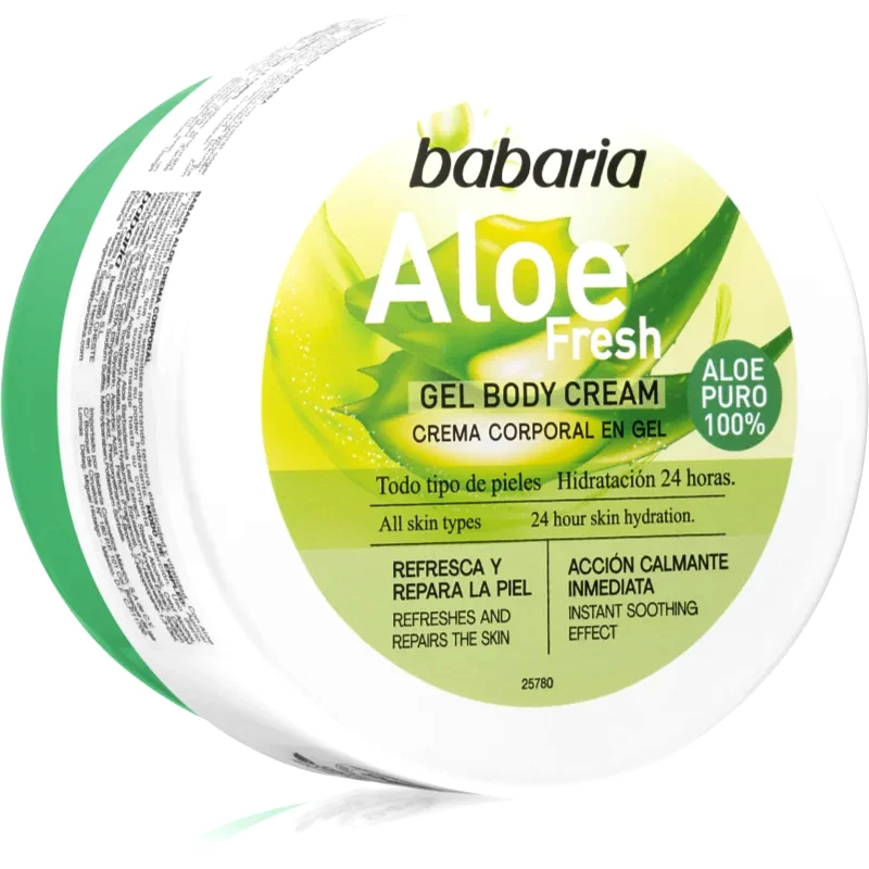 Babaria Babaria Aloe Vera ενυδατικό τζελ σώματος για όλους τους τύπους δέρματος 400 ml