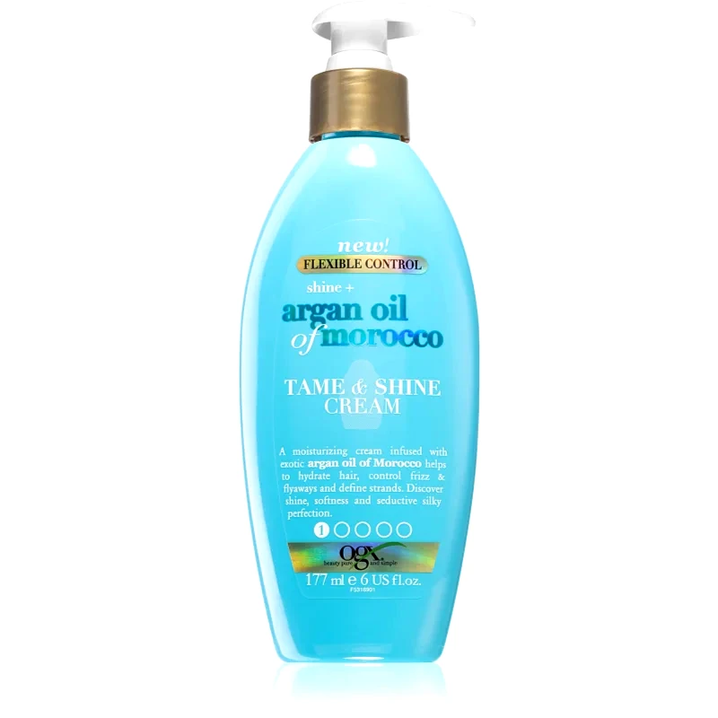 OGX OGX Argan Oil Of Morocco λειαντική κρέμα Για λάμψη και απαλότητα μαλλιών 177 ml