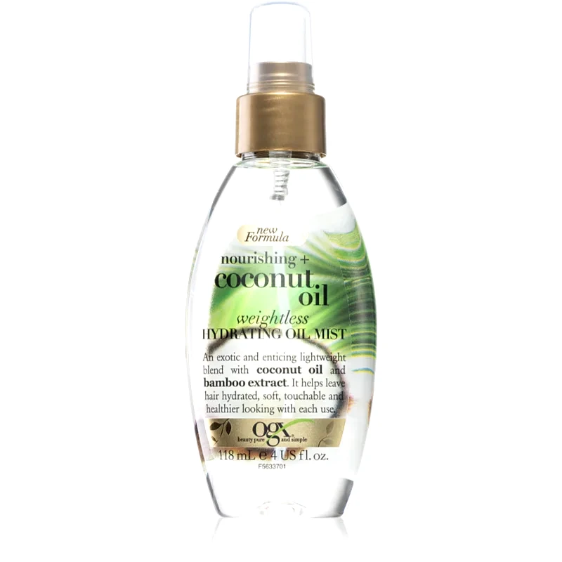 OGX OGX Coconut Oil θρεπτικό και ενυδατικό λάδι για τα μαλλιά 118 ml