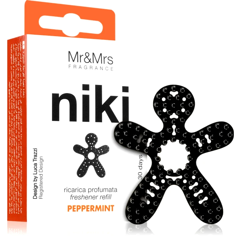 Mr & Mrs Fragrance Mr & Mrs Fragrance Niki Peppermint άρωμα για αυτοκίνητο ανταλλακτική γέμιση 1 τμχ