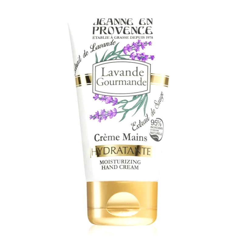 Jeanne en Provence Jeanne en Provence Lavande Gourmande ενυδατική κρέμα για τα χέρια 75 ml