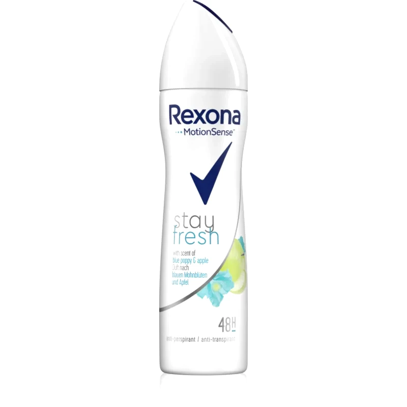 Rexona Rexona Stay Fresh Blue Poppy & Apple αντιιδρωτικό σε σπρέι 48 ώρες 150 ml