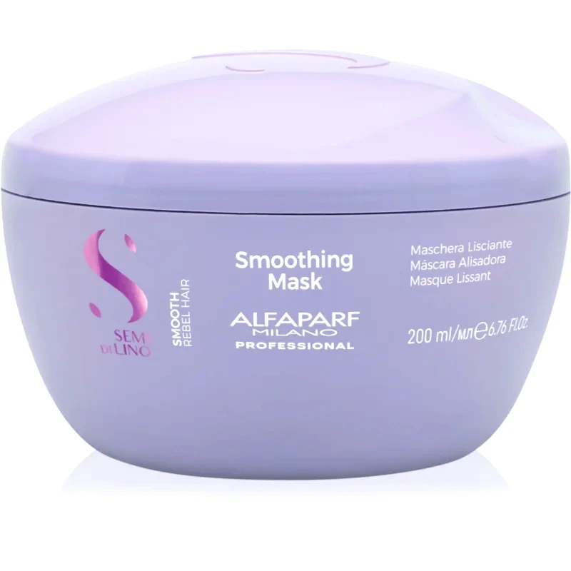 Alfaparf Milano Alfaparf Milano Semi di Lino Smooth λειαντική μάσκα για ατίθασα και κρεπαρισμένα μαλλιά 200 ml