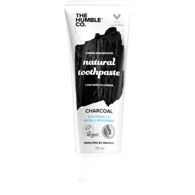 The Humble Co. The Humble Co. Natural Toothpaste Charcoal φυσική οδοντόπαστα Charcoal 75 μλ